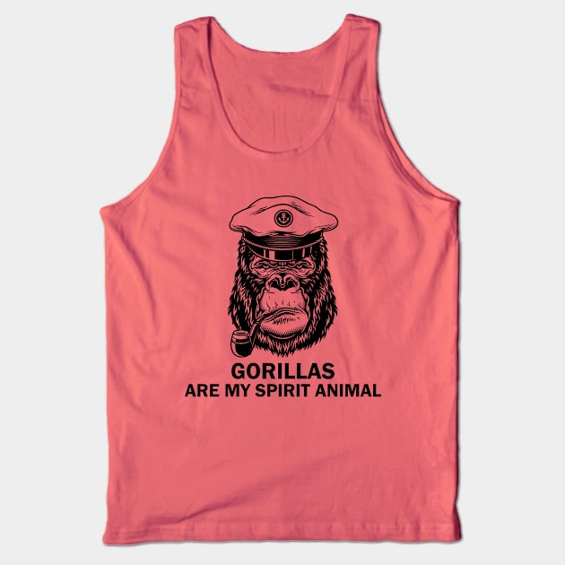 Gorillas are my spirit animal Tank Top by BeDesignerWorld